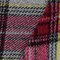 Red-Black-Multi Famous Designer Brushed Back Plaid Knit Jacketing Fabric By the Yard